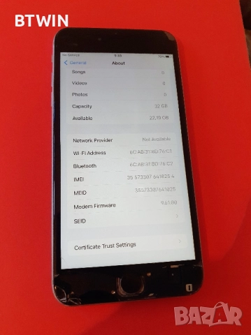 Iphone 6S Plus - 32 GB - Silver !, снимка 6 - Apple iPhone - 52109166
