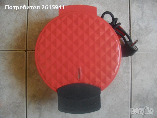 Нов Немски 1200 Вата Гофретник ф200мм-За Гофрети На Фигури Едри Животни-75мм-85мм-Тефлон, снимка 3 - Гофретници - 36867987