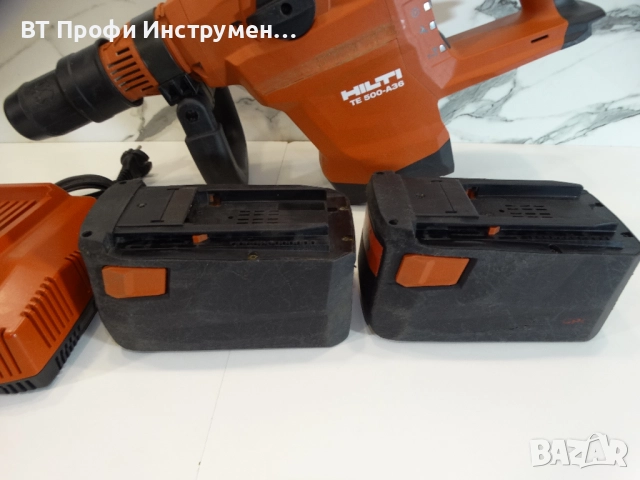 Hilti TE 500 A36 - Акумулаторен къртач - 7.8 J, снимка 9 - Други инструменти - 52182633