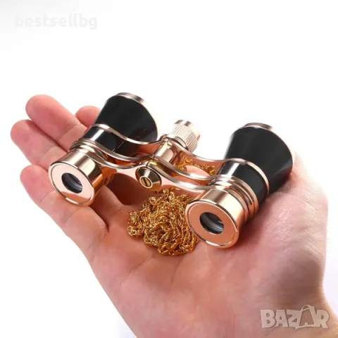 Луксозен театрален бнокъл за театър опера концерт увеличение 3х25, снимка 8 - Екипировка - 48126955