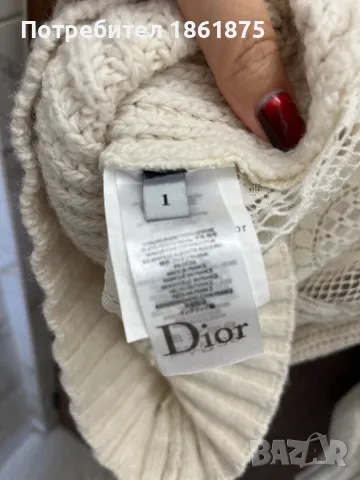 Уникален дамски пуловер DIOR, снимка 8 - Блузи с дълъг ръкав и пуловери - 48860784