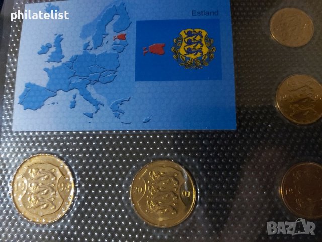 Комплектен сет - Естония , 5 монети, снимка 2 - Нумизматика и бонистика - 37787932