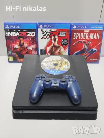 плейстейшън PS 4 игрална конзола видео игра плейстейшън PLAYSTATION SONY PS4 SLIM 500гб
