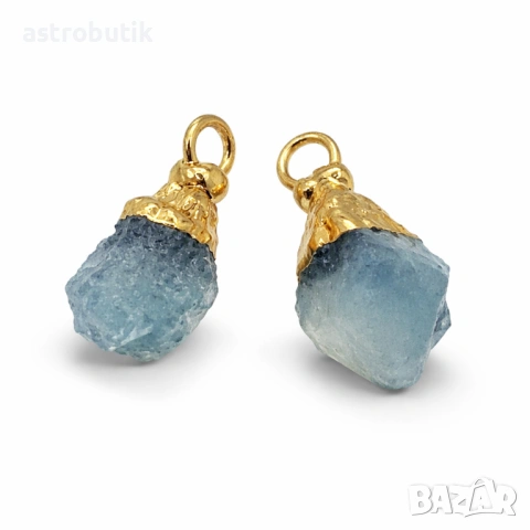 Аквамарин /висулки/, снимка 2 - Колиета, медальони, синджири - 43256313