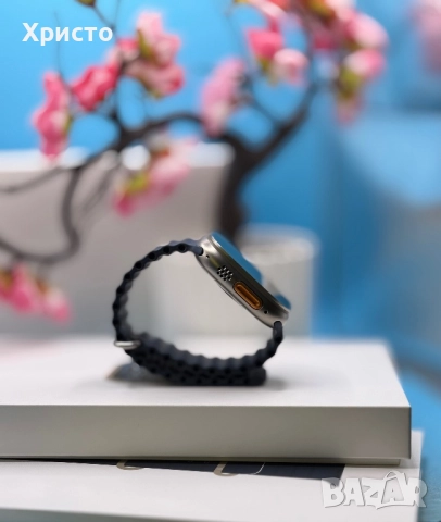 Смарт часовник Apple Watch Ultra 2, 49 мм, Cell, Titanium Case, Blue Ocean Band, снимка 6 - Смарт часовници - 52669392