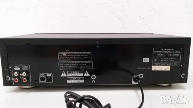 Дек Pioneer CT-W205R, снимка 4 - Декове - 29607025