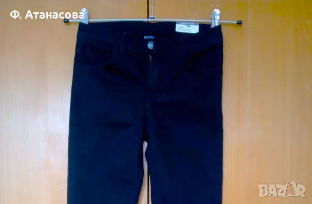 Нови черни дънки LC Waikiki, унисекс за 9-10 години, размер 134-140, с етикет, снимка 4 - Детски панталони и дънки - 49510747