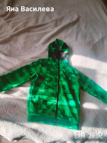 Детски суичър с майнкрафт мотив