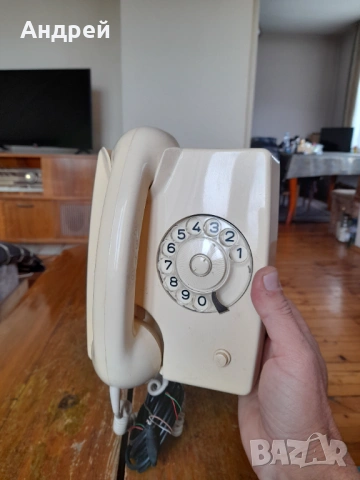 Стар телефон #21, снимка 6 - Антикварни и старинни предмети - 54053968