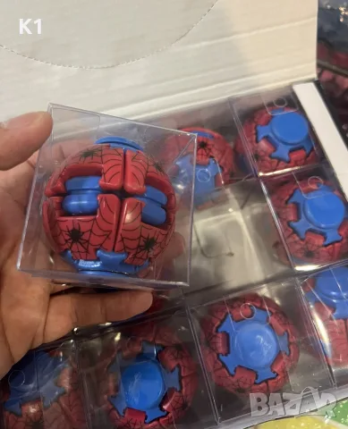 Fidget Ball Spinner Spiderman, въртяща се Топка Спинър Спайдърмен Спинер
