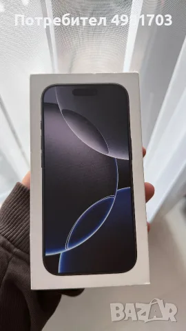 Iphone 16 Pro, Black Titanium, 128GB, снимка 2 - Apple iPhone - 56544785