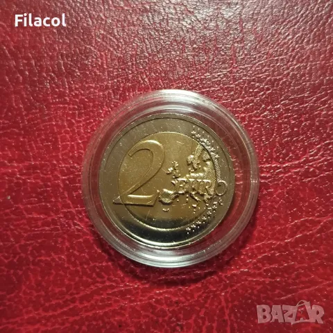 Латвия 2 евро 2023 г. Украйна UNC, снимка 2 - Нумизматика и бонистика - 49362451