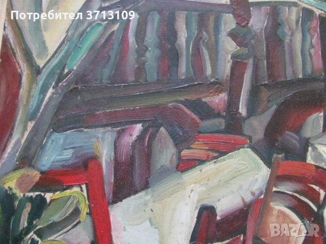 Картина масло-фазер 78х54см., снимка 2 - Картини - 51521806