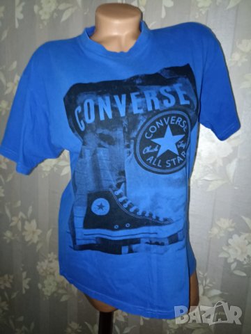 Converse S,M- Оригинална синя тениска 