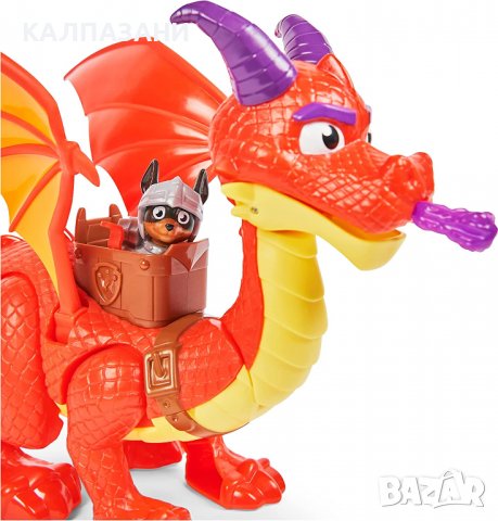  Paw Patrol Rescue Knight Дракон Sparks the Dragon & Claw 606210, снимка 4 - Фигурки - 37998917