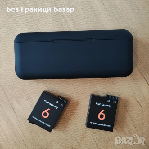 Нов Комплект 2 батерии 2800mAh за DJI Osmo Action + зарядна станция за екшън камера, снимка 4 - Батерии, зарядни - 54151301