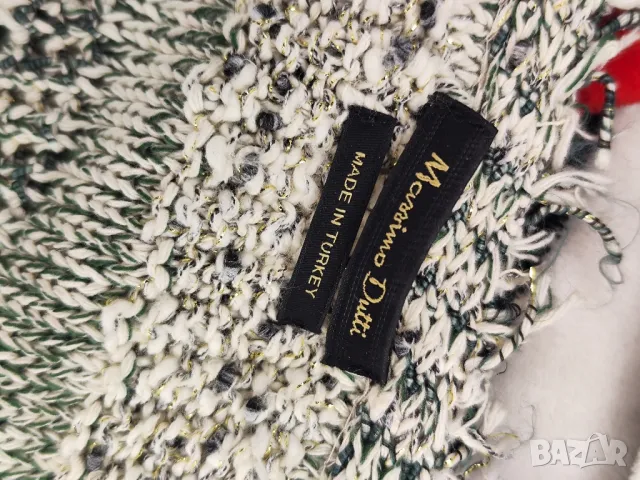 Massimo Dutty 
Зелен цвят със златни нишки
Размер М
, снимка 4 - Жилетки - 47689902