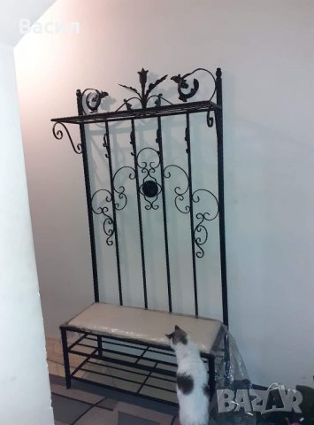 Закачалки , стойки за обувки и портманта от ковано желязо, снимка 9 - Закачалки - 38653489