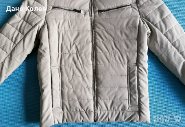 Мъжко Яке От Изкуствена Кожа LCW Vision [Размер: S] [Цвят: Бежов], снимка 5 - Якета - 53883399