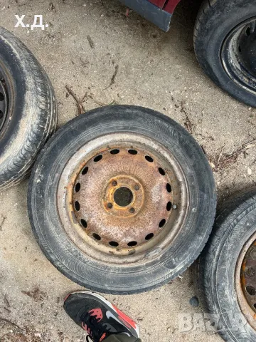 Железни джанти 14-ки 4х100 , снимка 3 - Гуми и джанти - 50023963
