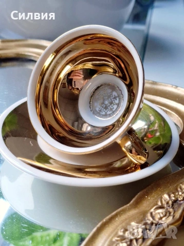 Колекционерска чаша с чинийка 