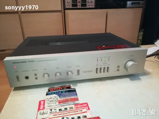HARMAN/KARDON PM620 STEREO AMPLIFIER-MADE IN JAPAN-ВНОС SWISS 0704251005LK1EWC, снимка 6 - Ресийвъри, усилватели, смесителни пултове - 49789868