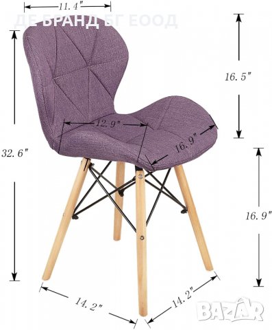 ПРОМОЦИЯ Висококачествени трапезни столове LQ-LDMB-4FEN, снимка 2 - Столове - 33775953