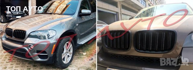 Двойни Бъбреци БМВ BMW E70 E71 Е72 Х5 Х6 Решетки Черен Гланц Лак 2007-2014, снимка 9 - Аксесоари и консумативи - 39937911