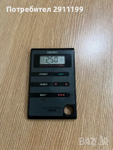 Дигитален метроном Seiko, снимка 5 - Друга електроника - 49032042