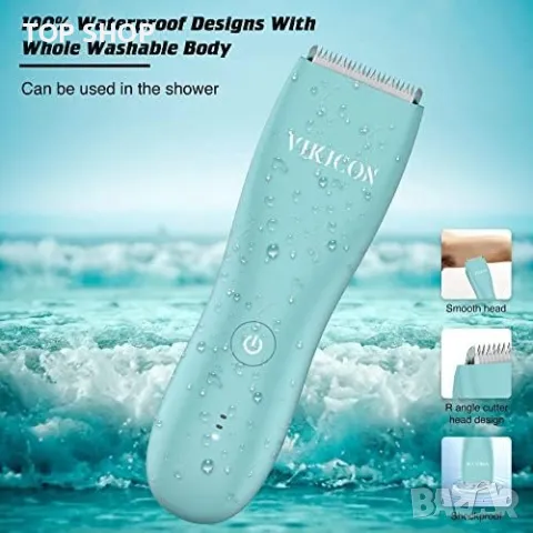 Нова Водоустойчива Електрическа самобръсначка тример за тяло за мъже, снимка 3 - Друга електроника - 49292018