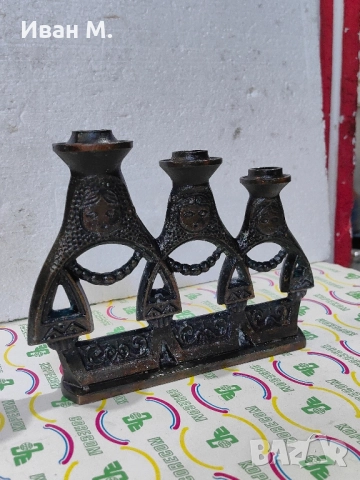 Винтидж свещник матрьошки, снимка 3 - Антикварни и старинни предмети - 52411239