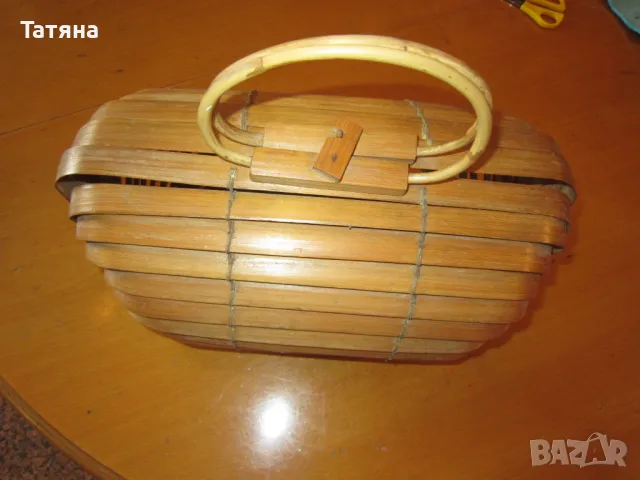 чанта  /КОШНИЦА /от бамбук ;ШАПКА ;