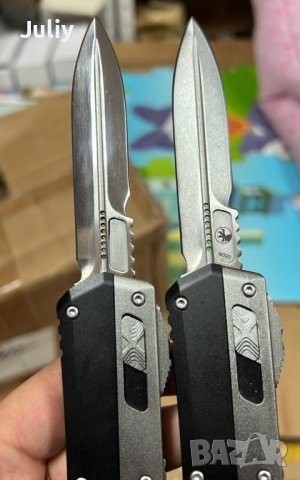Microtech Glykon Black модел 2023, снимка 5 - Ножове - 40348790