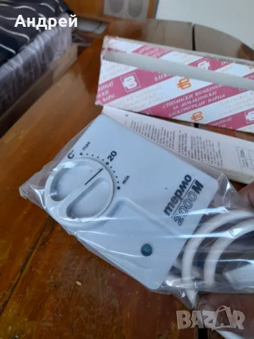 Стар стаен температурен регулатор Термо 2000М, снимка 4 - Антикварни и старинни предмети - 49545777