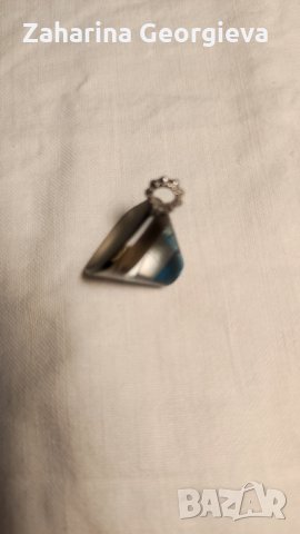Комплект пръстен, висулка и обици , снимка 3 - Бижутерийни комплекти - 37331001
