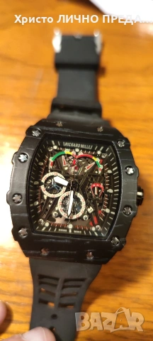 Промоция!!! Мъжки луксозен часовник Richard Mille RM 35-01, снимка 3 - Мъжки - 53103866
