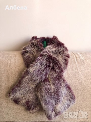 Шал Benetton от естествен косъм 