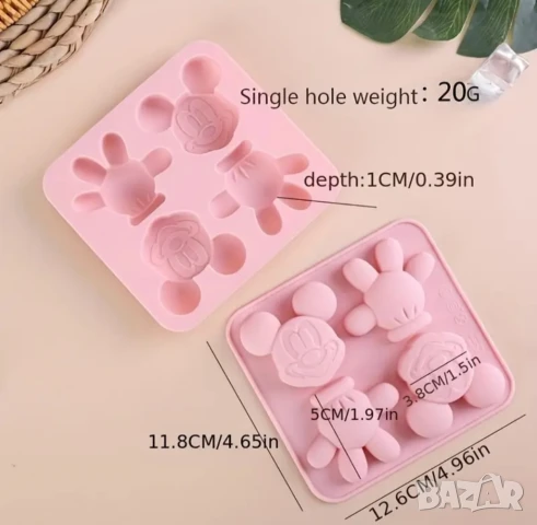 Молд Мики Маус , снимка 5 - Форми - 50498737