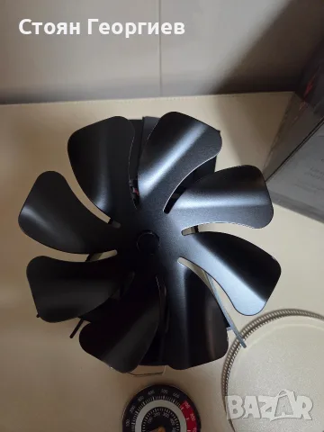 Tomersun Heat Powered Stove Fan – термоелектрически вентилатор за камина или печка на дърва, снимка 2 - Отоплителни печки - 55754065