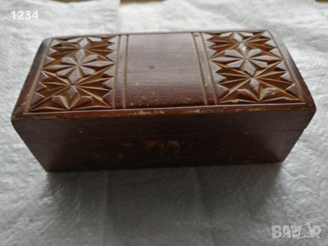 Дървена кутия 16 см. , снимка 3 - Други стоки за дома - 31892063