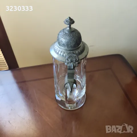 Халби за бира с капак порцеланови немски, снимка 7 - Други - 48375949