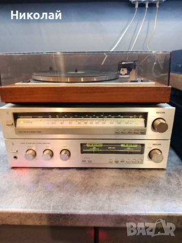 Комплект Philips F4212 Philips F2212 + грамофон, снимка 8 - Ресийвъри, усилватели, смесителни пултове - 52481112