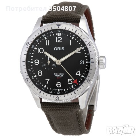 Мъжки часовник ORIS Big Crown Automatic Black Dial Men's Watch НОВ - 3605.00 лв., снимка 1