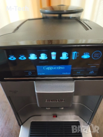 Siemens EQ6 Plus с Гаранция, Кафеавтомат Сименс, снимка 2 - Кафемашини - 52322583