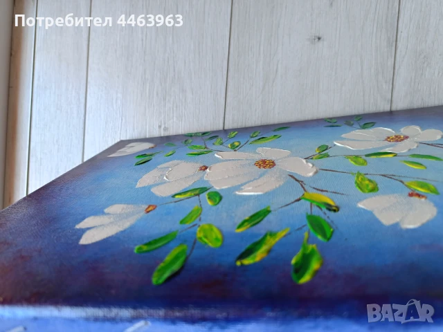 Настроение - 2 ( в синьо). Авторска картина, снимка 9 - Картини - 50918330