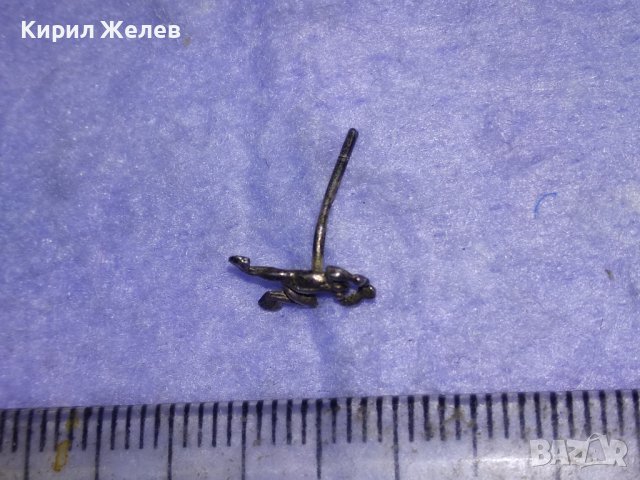 МИНИАТЮРНА СРЕБЪРНА ОБЕЦА ЖАБКА ОКСИДИРАНО СРЕБРО ВИСОКА ПРОБА РЪЧНА ХУДОЖЕСТВЕНА ИЗРАБОТКА 40552, снимка 6 - Антикварни и старинни предмети - 42787560
