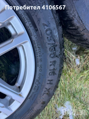 Джанти Dezent 16-ки със Зимни гуми 205/60/16 Continental , снимка 6 - Гуми и джанти - 53162670