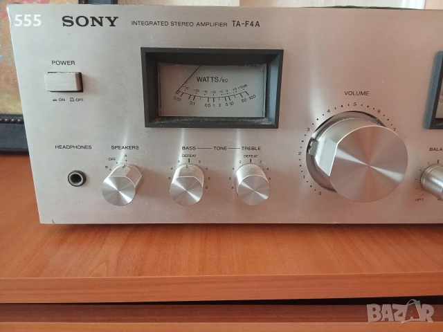 SONY ta -f4a.усилвател, снимка 2 - Ресийвъри, усилватели, смесителни пултове - 54198549
