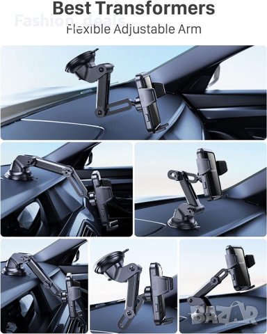 Нова Поставка за мобилен телефон за автомобил кола универсална стойка, снимка 3 - Селфи стикове, аксесоари - 37394709