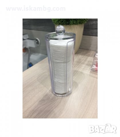 ОРГАНАЙЗЕР ПОСТАВКА ЗА ТАМПОНИ ЗА ГРИМ КУТИЯ ЗА ПОЧИСТВАЩИ ТАМПОНИ - код 1709, снимка 6 - Други стоки за дома - 33989146